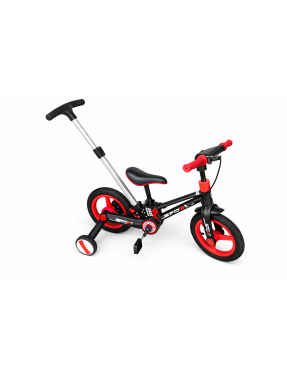 Детский велосипед-беговел 2в1 с родительской ручкой (618)Bavar Sport